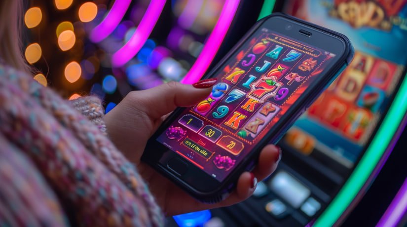 Aplikasi 3d bet di layar Android menampilkan meja roulette langsung dengan dealer dan antarmuka taruhan